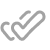 Checkmark icon on a black background